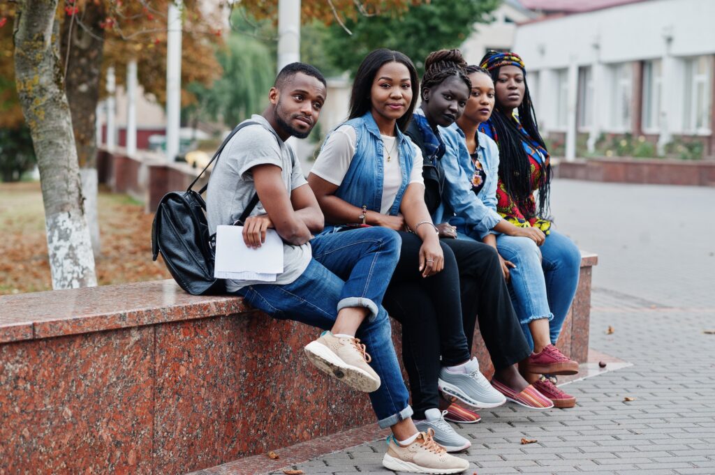 African college student